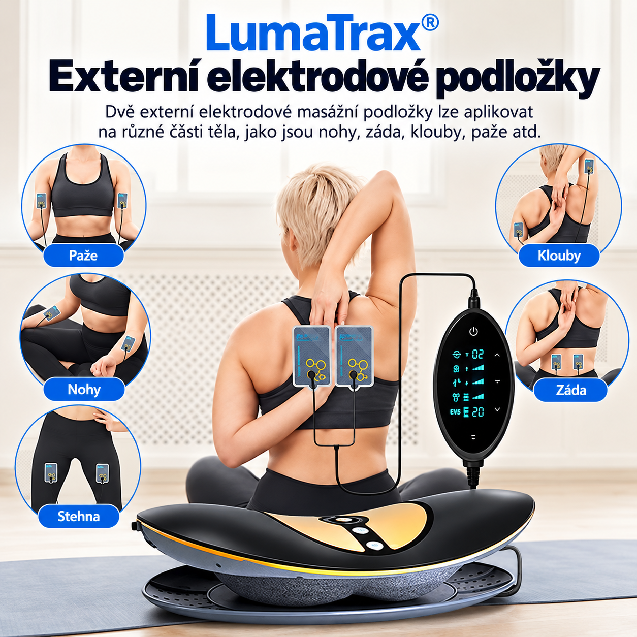 LumaTrax_ Externí elektrodové podložky